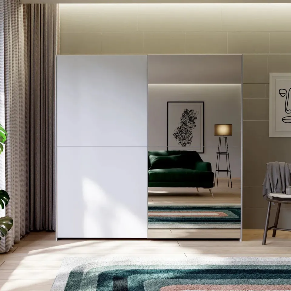 BOXED HINGE-DOOR WARDROBE NANDOR (5 BOXES)