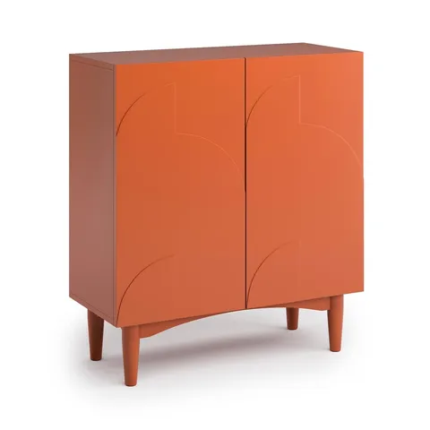 BOXED GIA COMPACT SIDEBOARD - BURNT ORANGE (1 BOX)