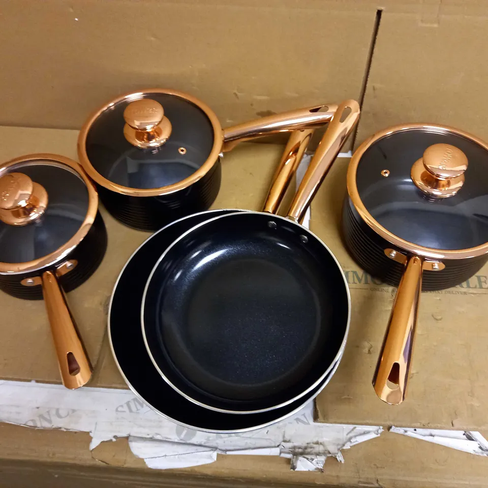 TOWER LINEAR INDUCTION POTS AND PANS SETS