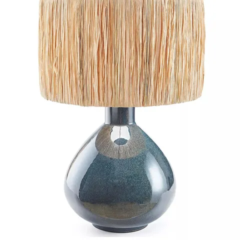 BOXED REACTIVE GLAZE TABLE LAMP