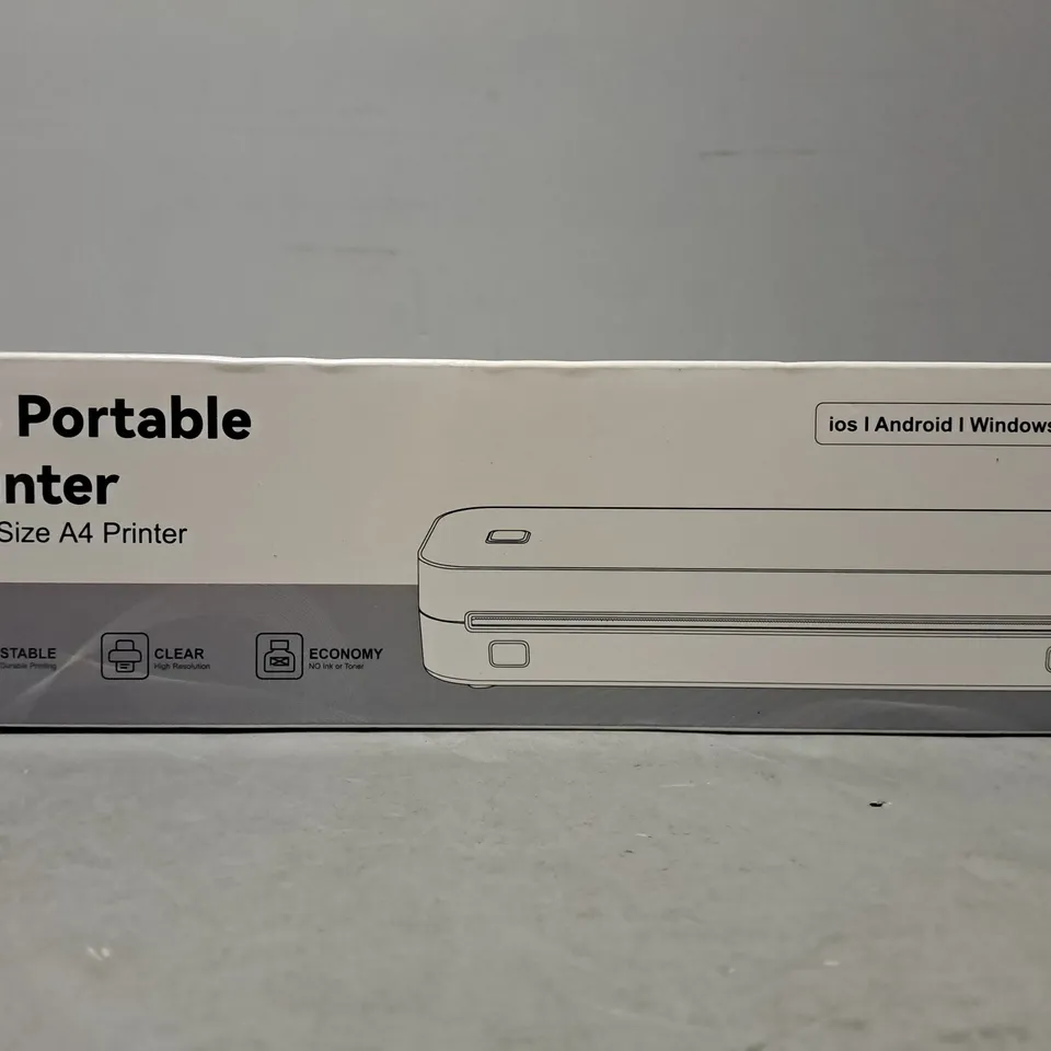 BOXED UNBRANDED D80 A4 PORTABLE PRINTER 