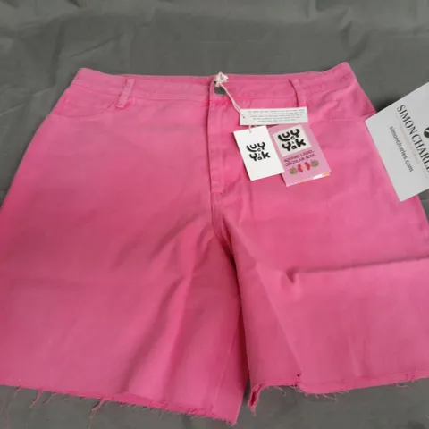 LUCY & YAK PARKER SHORTS IN PINK WASH - 34