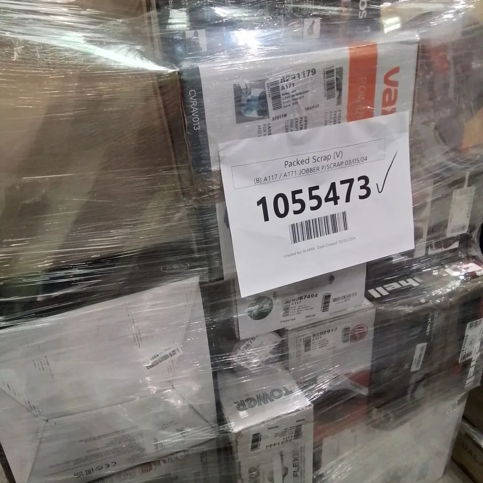 PALLET OF APPROXIMATELY 42 UNPROCESSED RAW RETURN HOUSEHOLD AND ELECTRICAL GOODS TO INCLUDE;