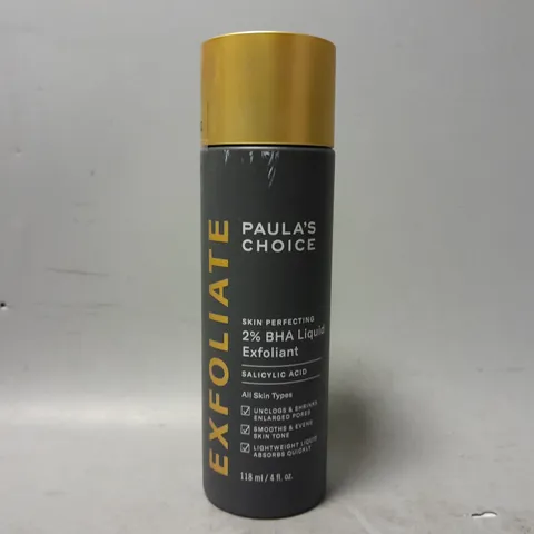 PAULA'S CHOICE 2% BHA LIQUID EXFOLIANT SALICYLIC ACID 118ML 