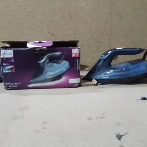 BOXED PHILLIPS STEAM IRON 8000 SERIES AZUR 