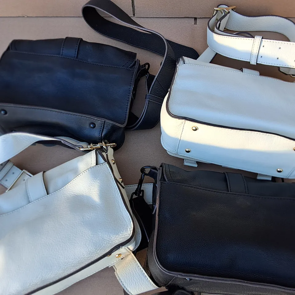 LOT OF 4 AIMEE KESTENBERG MULTI POCKET BAGS 