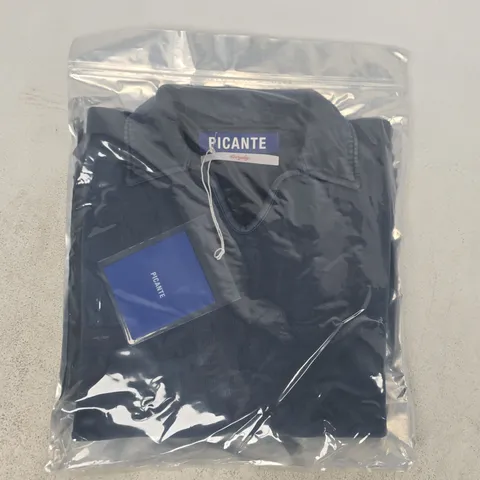 BAGGED PICANTE EVERYDAY POLO SWEATSHIRT IN NAVY SIZE SMALL