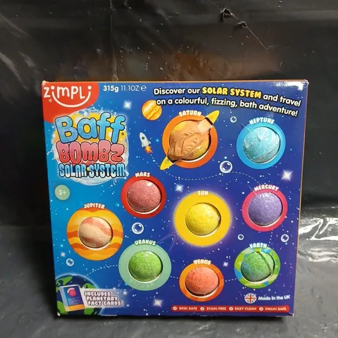 ZIMPLI BAFF BOMBZ SOLAR SYSTEM BATH BOMBS