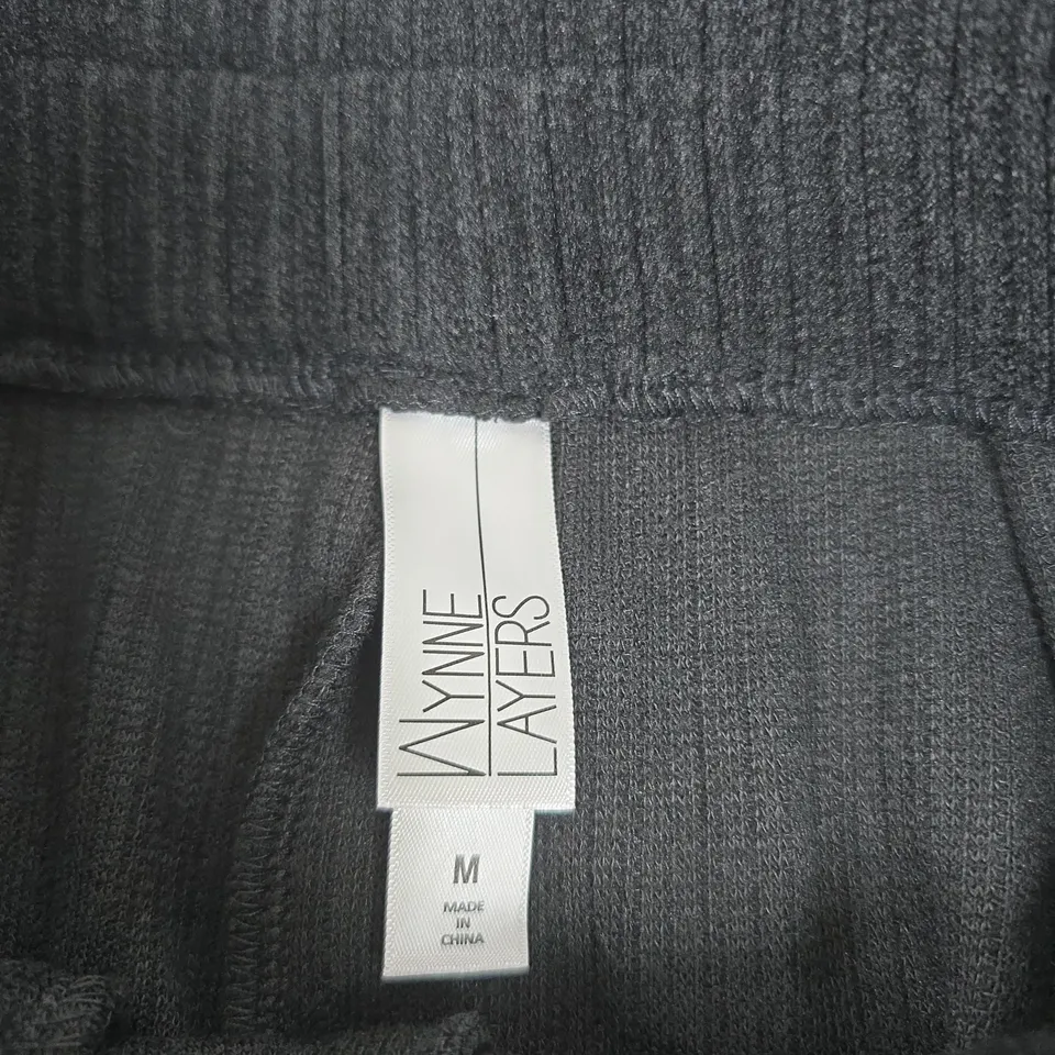 WYNNE LAYERS WOMEN'S BLACK CORDUROY TROUSERS – SIZE M