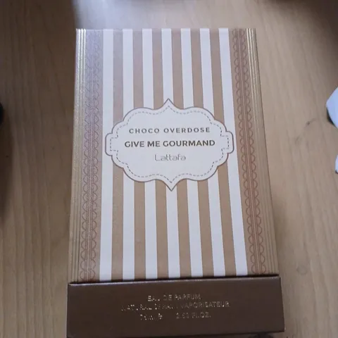 BOXED CHOCO OVERDOES GIVE ME GOURMAND LATTAFA EAU DE PARFUM 75ML