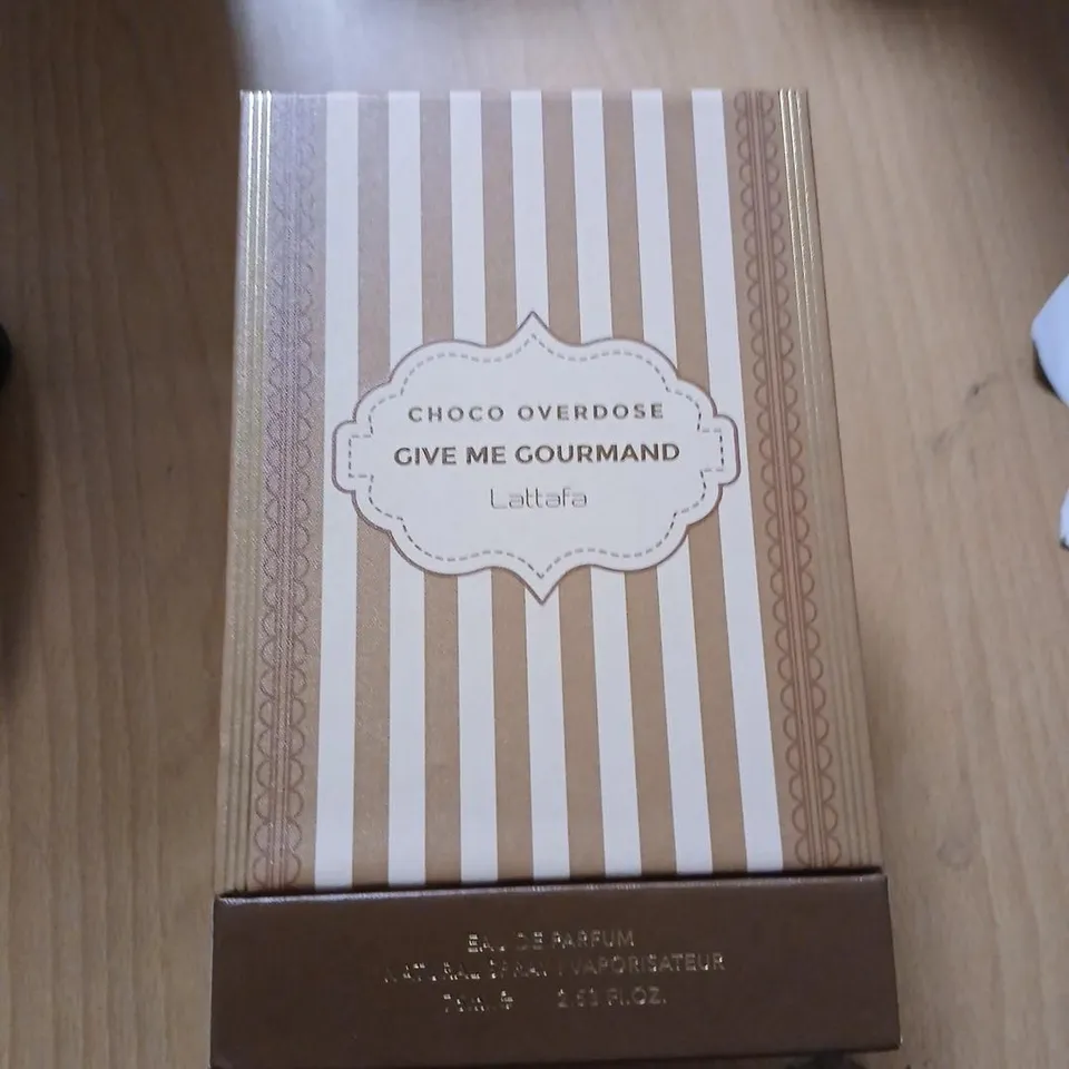 BOXED CHOCO OVERDOES GIVE ME GOURMAND LATTAFA EAU DE PARFUM 75ML
