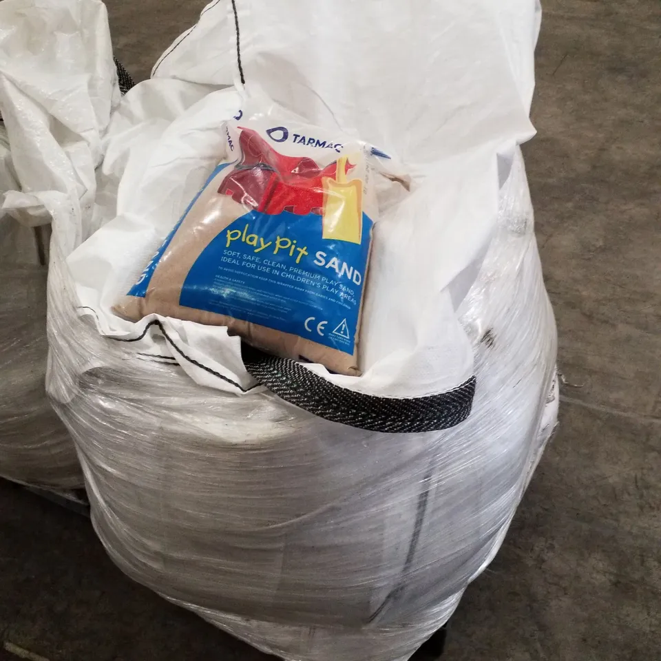 PALLET CONTAINING BAGS OF PLAY SAND 