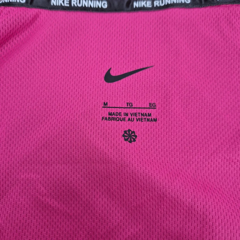 NIKE RUNNING PACKABLE JACKET - PINK/GRAY/BLACK, UK MEDIUM
