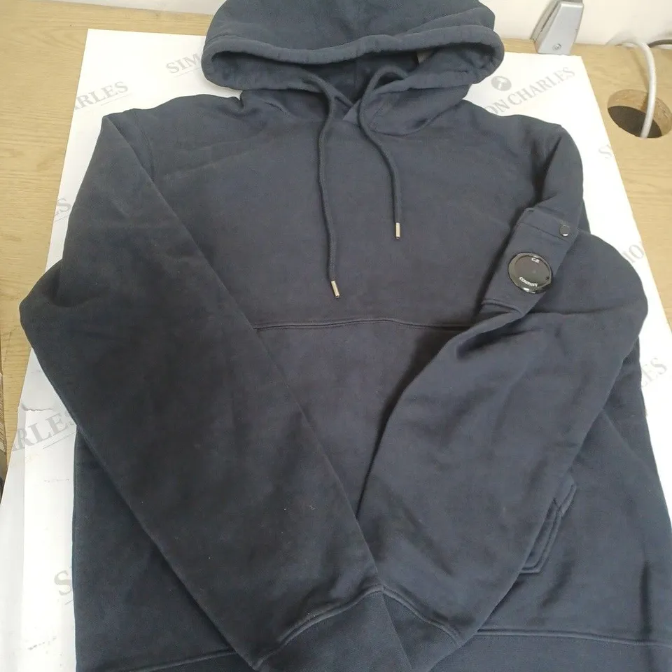 CP COMPANY NAVY BLUE HOODIE SIZE S