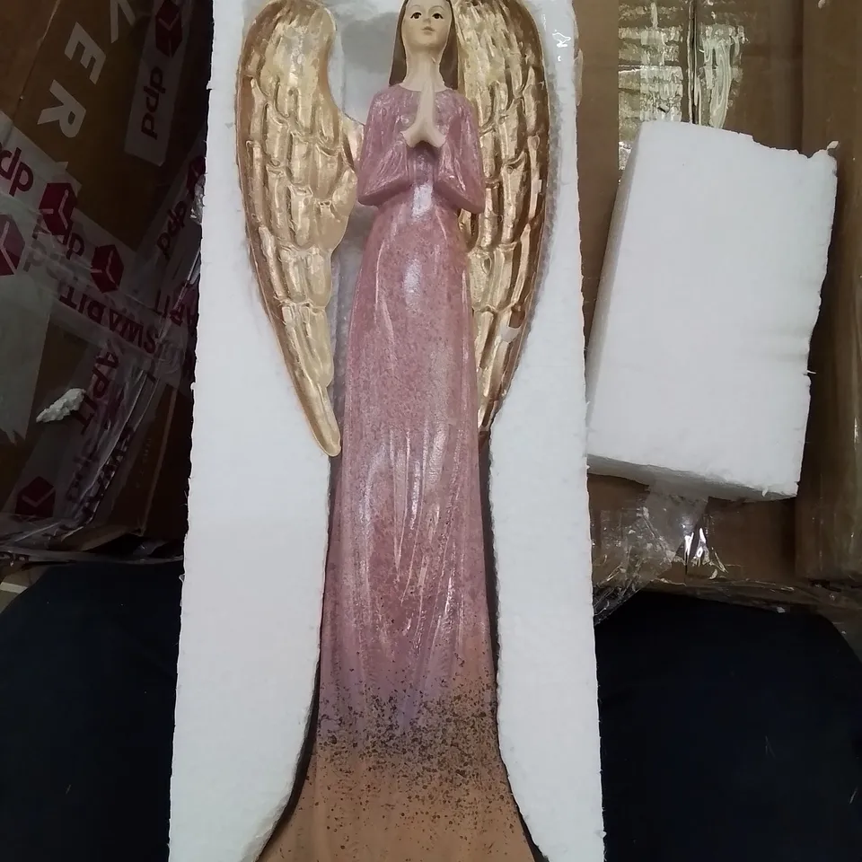 BOXED DECORATIVE ANGEL - LILAC