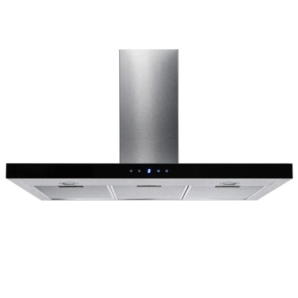 BOXED ELECTRIQ 90CM SLIMLINE TOUCH CONTROL COOKER HOOD - STAINLESS STEEL