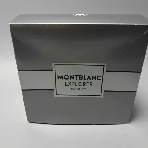 BOXED AND SEALED MONTBLANC EXPLORER PLATINUM SET