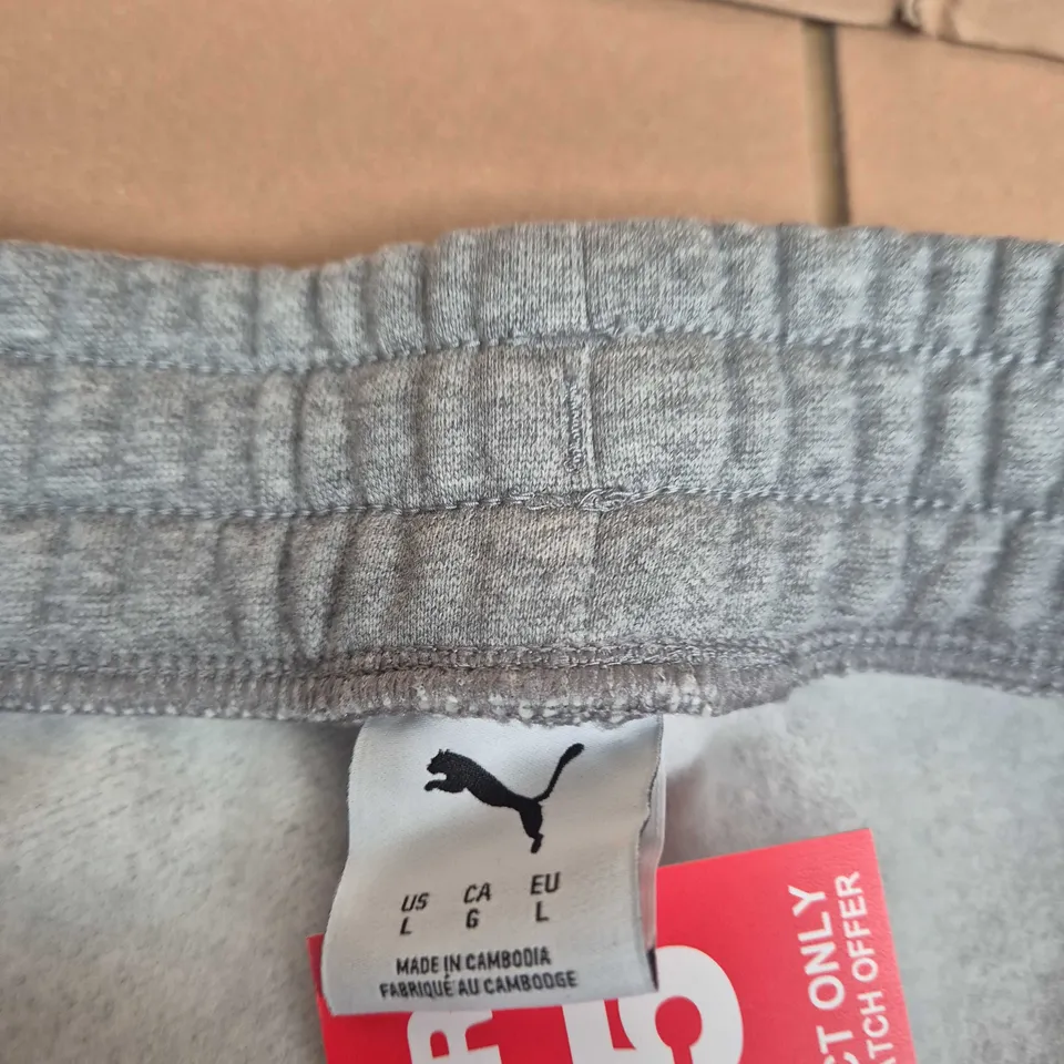 PUMA GREY SWEATPANTS/JOGGERS – SIZE US L (EU L, CA L)