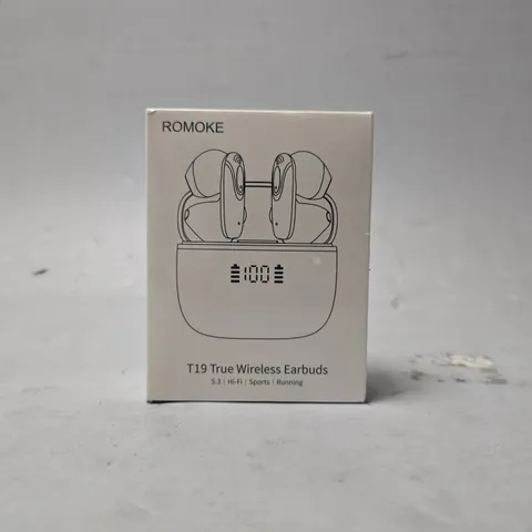 SEALED ROMOKE T19 TRUE WIRELESS EARBUDS