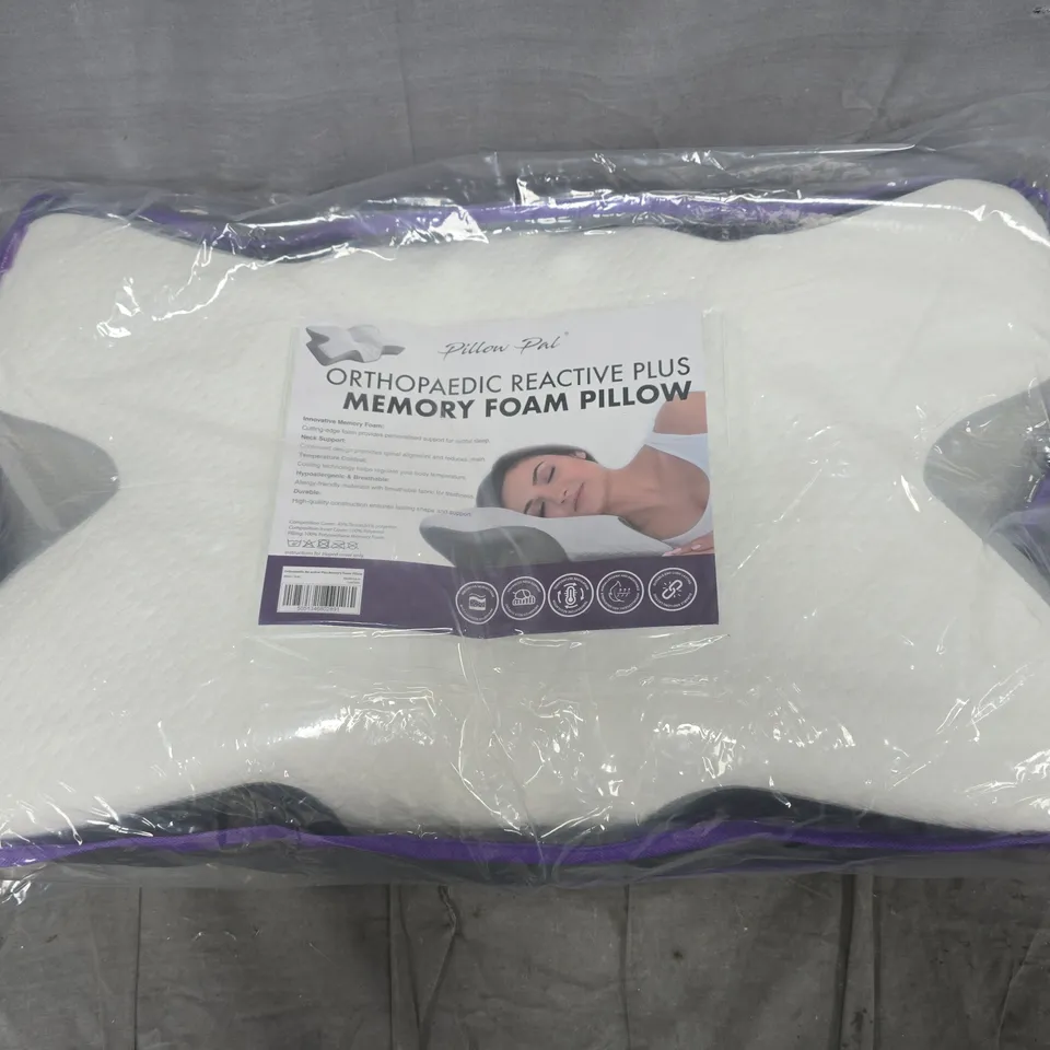 PILLOW PAL ORTHOPAEDIC REACTIVE PLUS MEMORY FOAM PILLOW