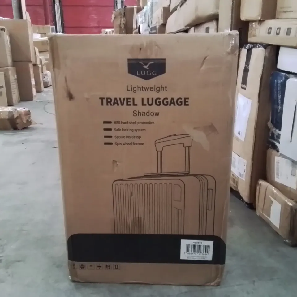 BOXED LUGG LIGHTWEIGHT TRAVEL SUITCASE 