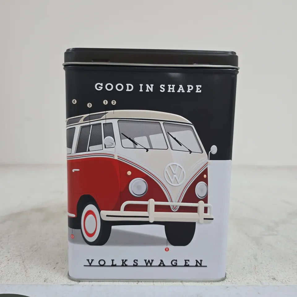 VOLKSWAGEN GOOD IN SHAPE STORAGE TIN