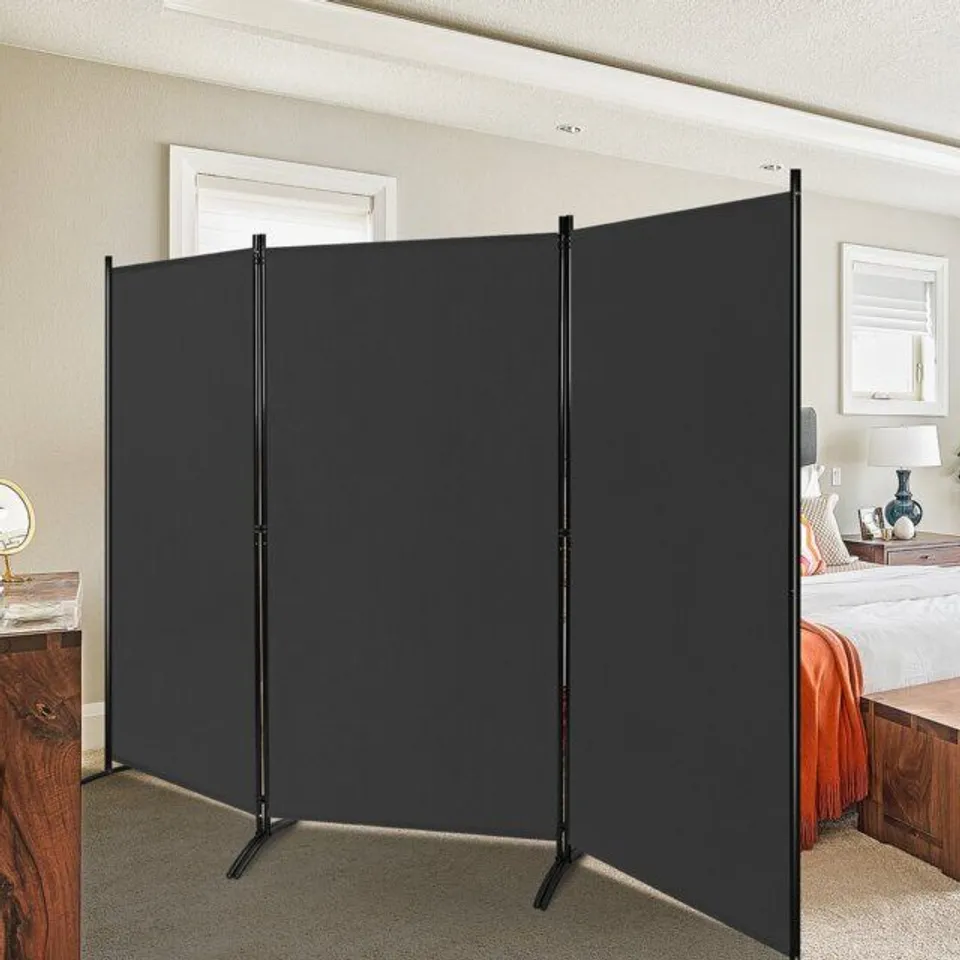 BOXED ECEVIT 260.35CM W 3 - PANEL FOLDING ROOM DIVIDER (1 BOX)