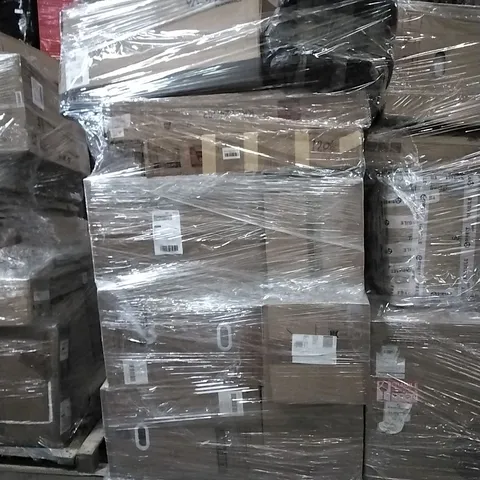 PALLET OF HOUSEHOLD ITEMS TO INCLUDE LAUNDRY HAMPER, TRASH CANS AND OTHER ASSORTED ITEMS...