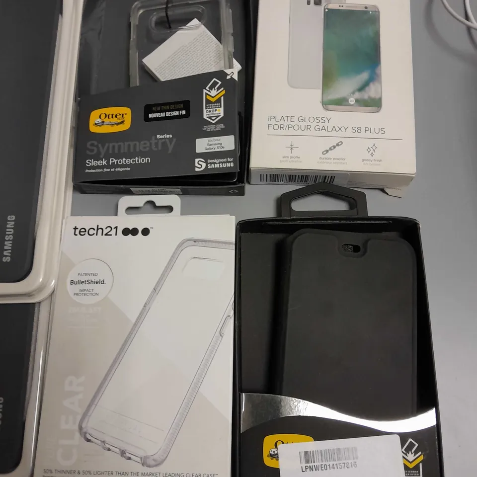 LOT OF 9 ASSORTED PHONE AND TABLET CASES TO INCLUDE SAMSUNG AND OTTER BOX