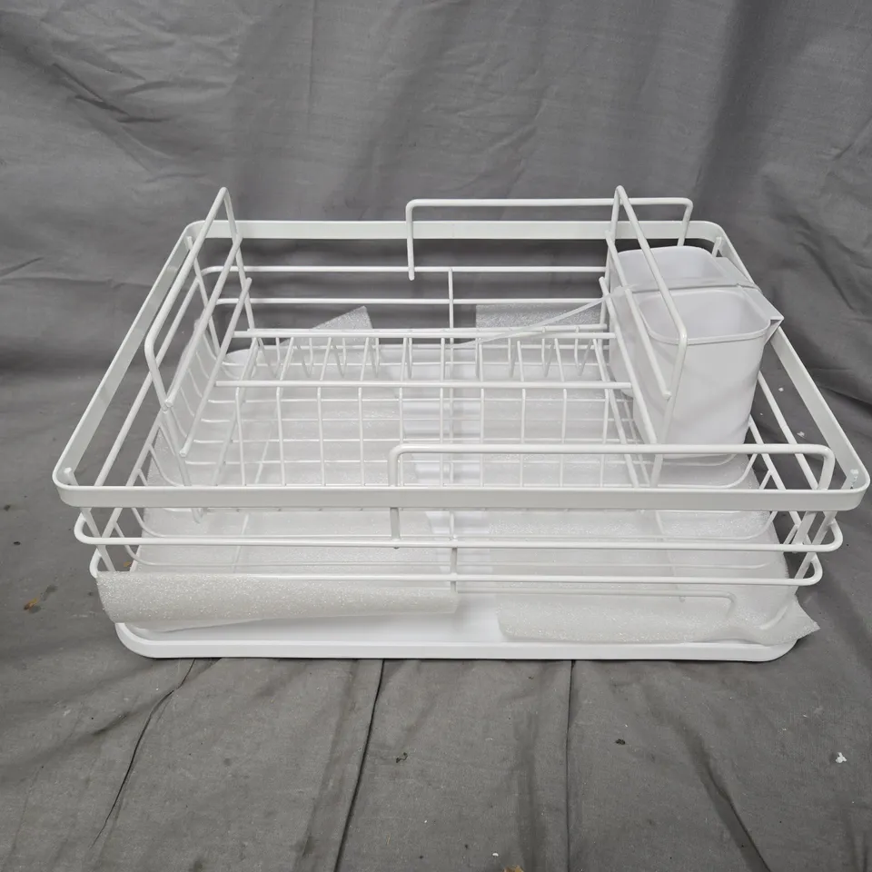 DISH DRYING RACK IN WHITE