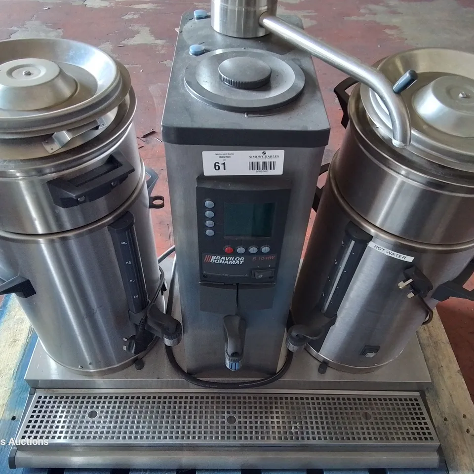 BRAVILOR BONAMAT B10 HOT WATER BOILER & URNS