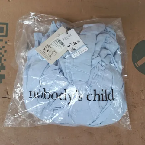 BAGGED NOBODY'S CHILD BRIDESMAIDS MARLOW MIDAXI DRESS IN OCCASION BLUE SIZE UK 12