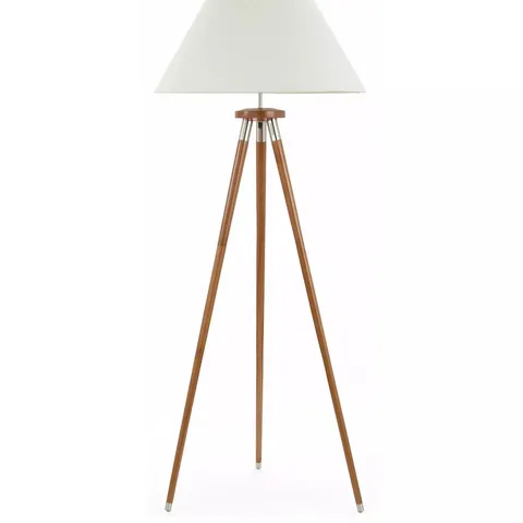 HOME WOOD TRIPOD FLOOR LAMP