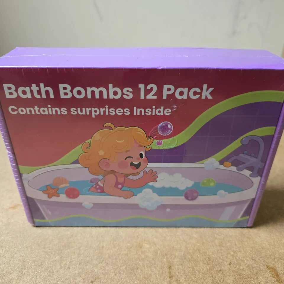 SEALED BATH BOMBS 12 PACK