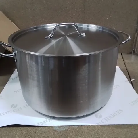 BOXED STAINLESS STEEL 31L 40CM DIAMETER STOCK POT