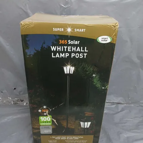 BOXED WHITEHALL SOLAR LAMP POST