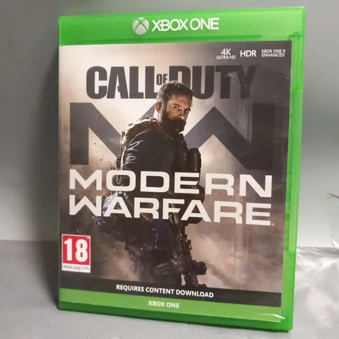 XBOX ONE CALL OF DUTY MODERN WARFARE 