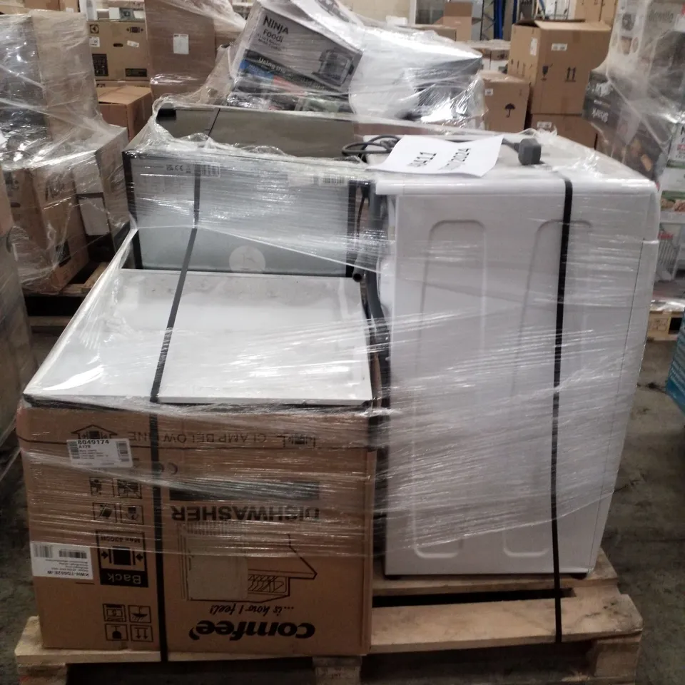 COMFEE DISHWASHER TD602E-W FREESTANDING DISHWASHER, HOOVER H-WASH 300 H3WS69TAMCE FREESTANDING WASHING MACHINE AND SWAN SR12030BN BUILT-IN WINE AND DRINK FRIDGE - UNPROCESSED RAW RETURNS