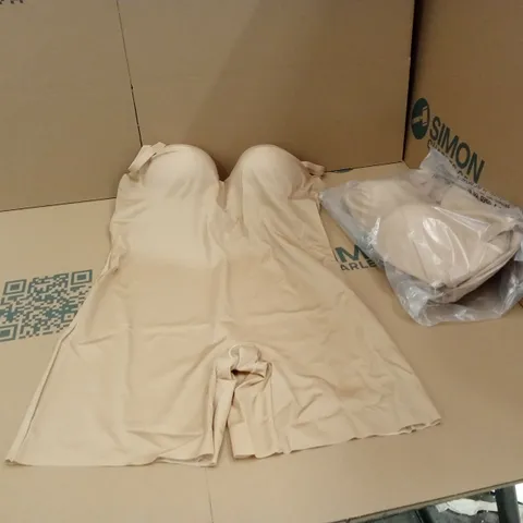 BOX CONTAINING APPROXIMATELY 8 x BRAND NEW MAGISCULPT ALMOND BODYSUITS - SIZE 42DD