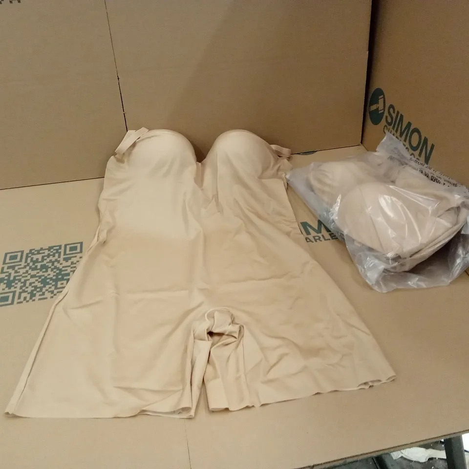 BOX CONTAINING APPROXIMATELY 8 x BRAND NEW MAGISCULPT ALMOND BODYSUITS - SIZE 42DD