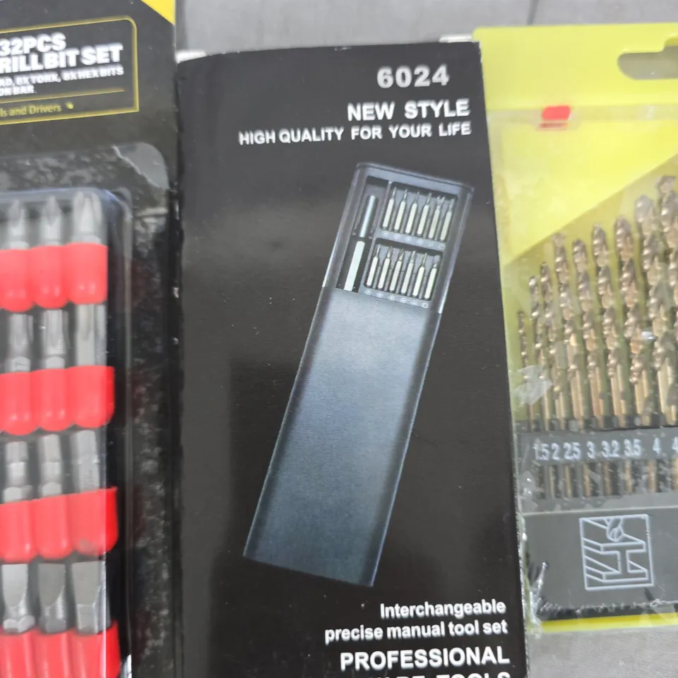 3X DRILL BIT SETS