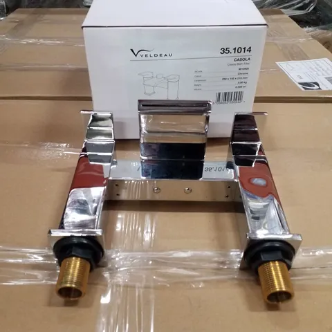 BRAND NEW BOXED VELDEAU CASOLA BATH FILLER- CHROME