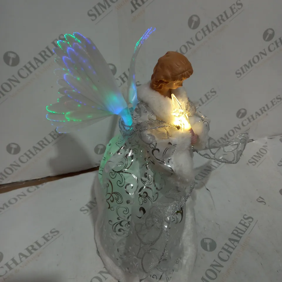 BOXED MR CHRISTMAS FIBER OPTIC ANIMATED ANGEL