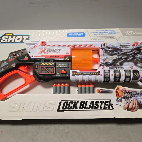 BOXED ZURU X SHOT SKINS LOCK BLASTER 