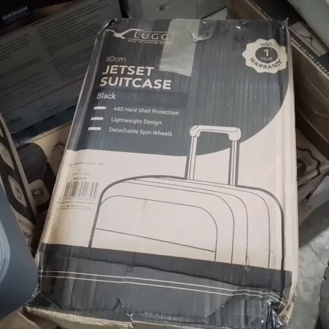 BOXED LUGG - 40CM JETSET SUITCASE BLACK
