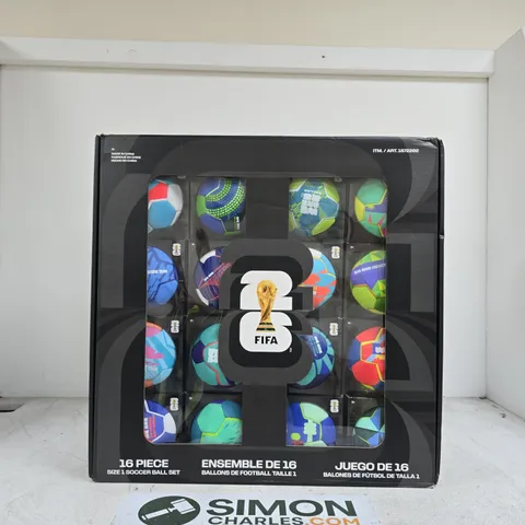 FIFA WORLD CUP 26 16 PIECE SIZE 1 SOCCER BALL SET – BOXED