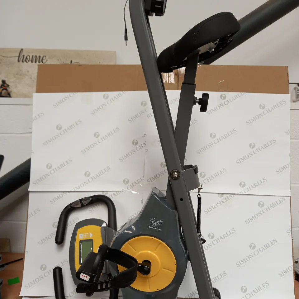 DAVINA FITNESS FOLDING MAGNETIC EXERCISE BIKE-collection only