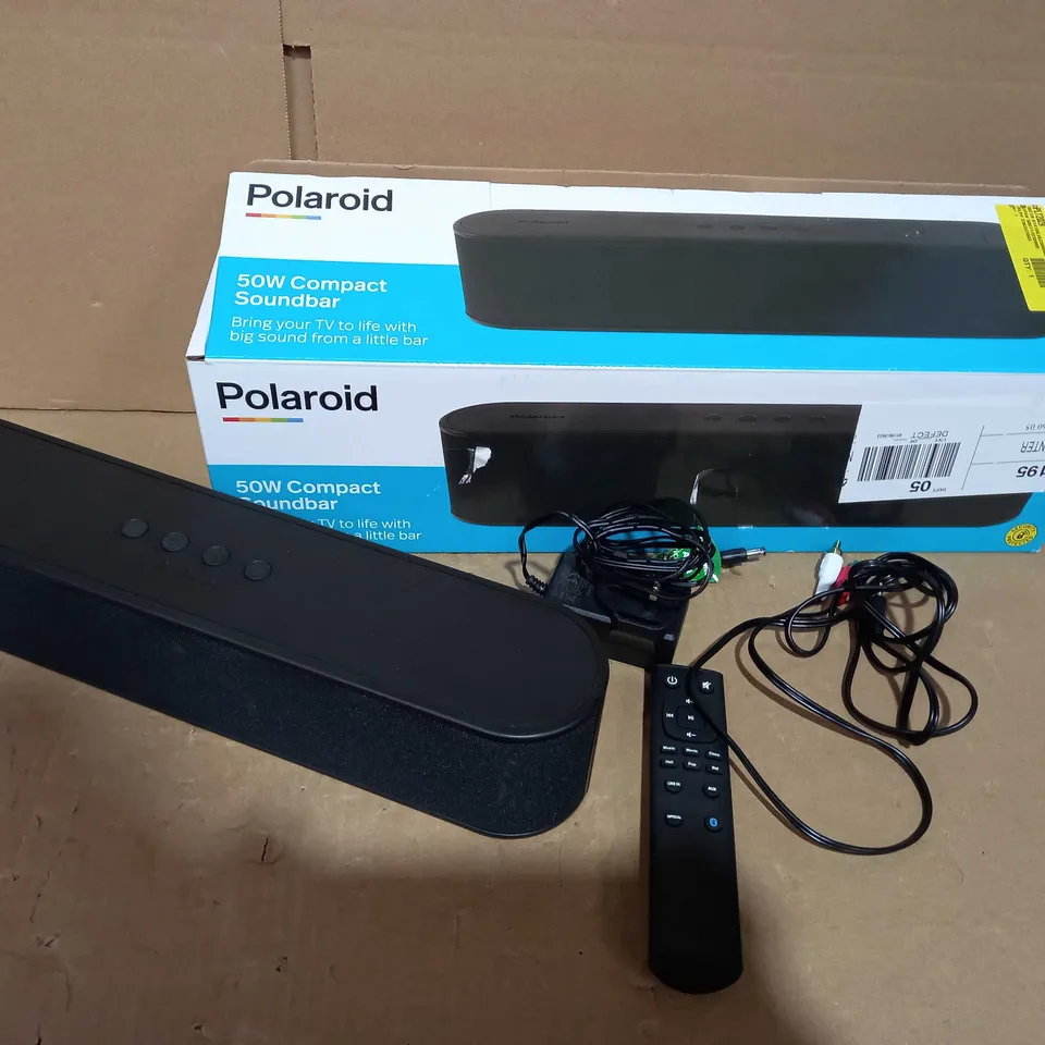 BOXED POLAROID COMPACT SOUNDBAR