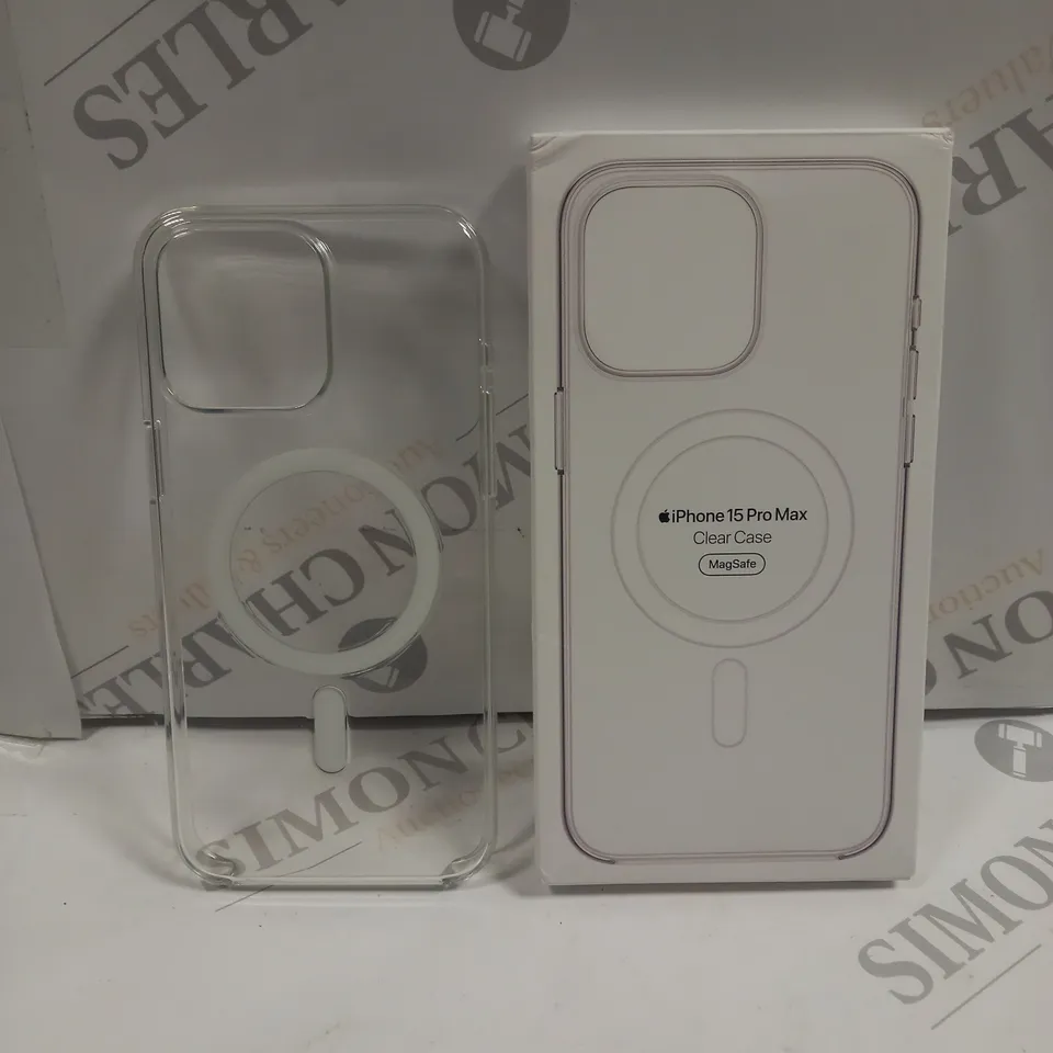 BOXED IPHONE 15 PRO MAX CLEAR CASE WITH MAGSAFE  RRP £49.99