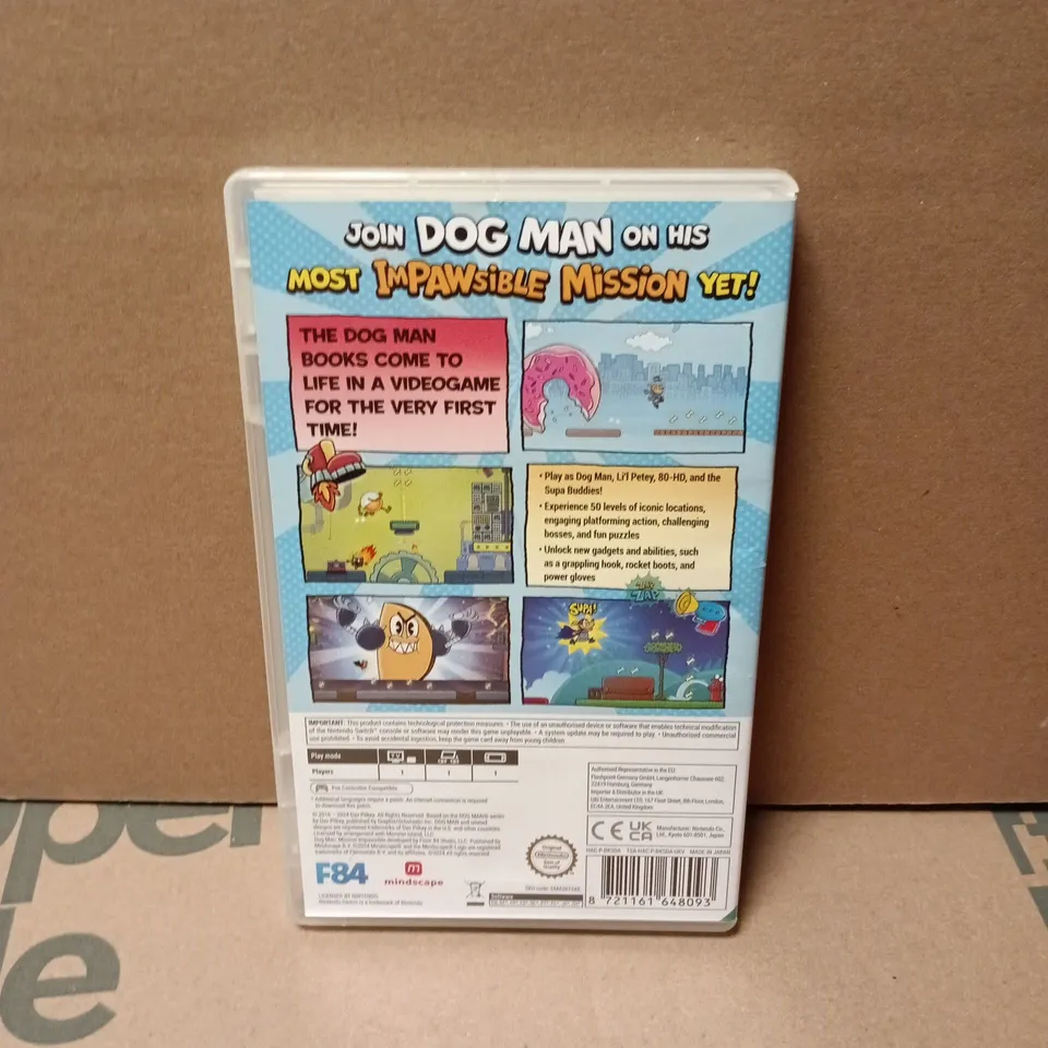 DOG MISSION IMPAWSIBLE (NINTENDO SWITCH)